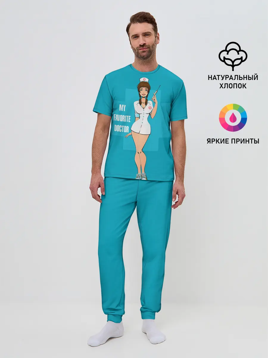 Мужская пижама с брюками / Sexy nurse