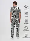 Мужская пижама с брюками / Полосы зебры