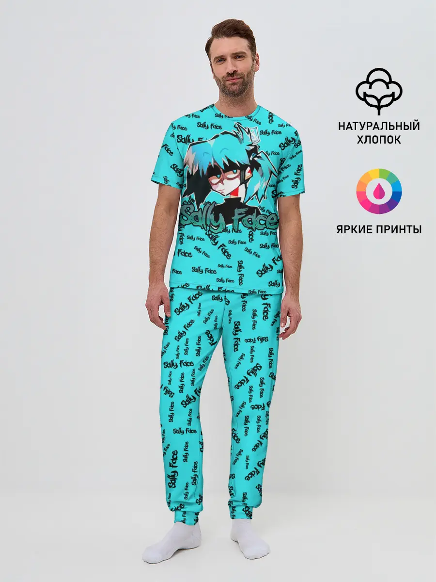 Мужская пижама с брюками / Sally Face