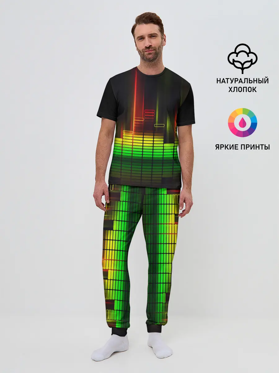 Мужская пижама с брюками / эквалайзер
