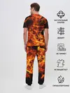 Мужская пижама с брюками / огонь