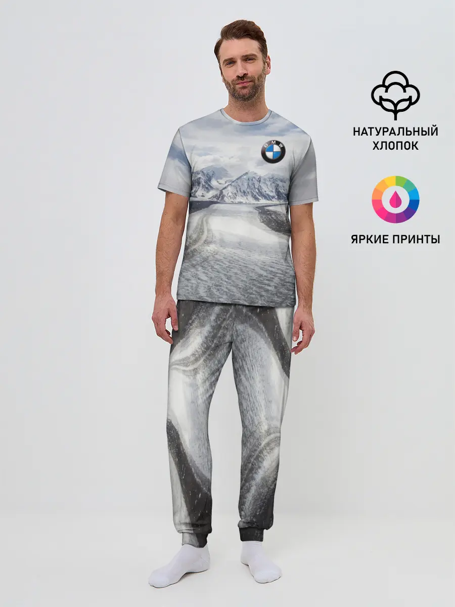 Мужская пижама с брюками / BMW