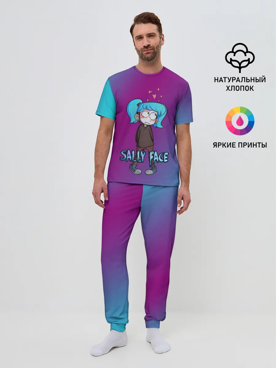 Мужская пижама с брюками / Sally Face