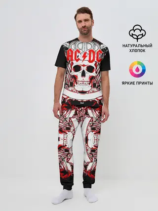 Мужская пижама с брюками / AC/DC