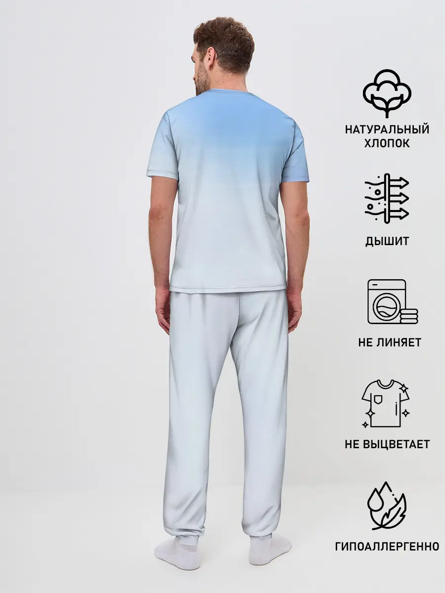 Мужская пижама с брюками / Pikachu Detective