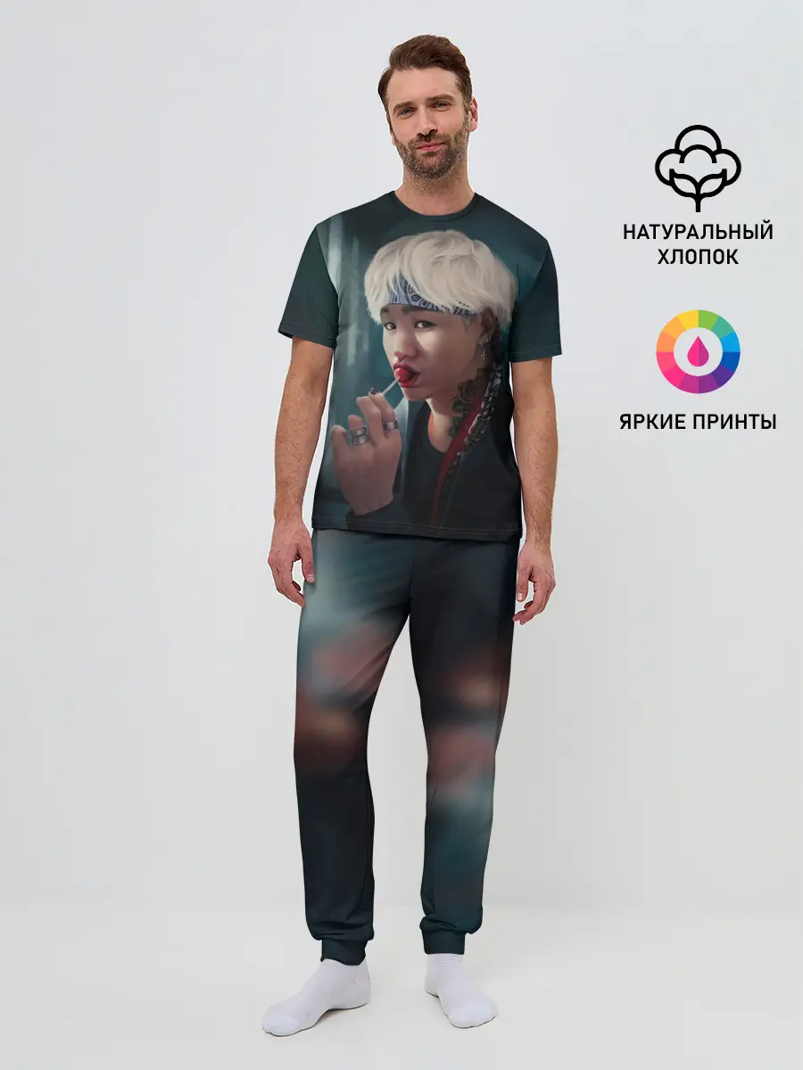 Мужская пижама с брюками / Suga