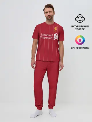 Мужская пижама с брюками / Liverpool home 19-20