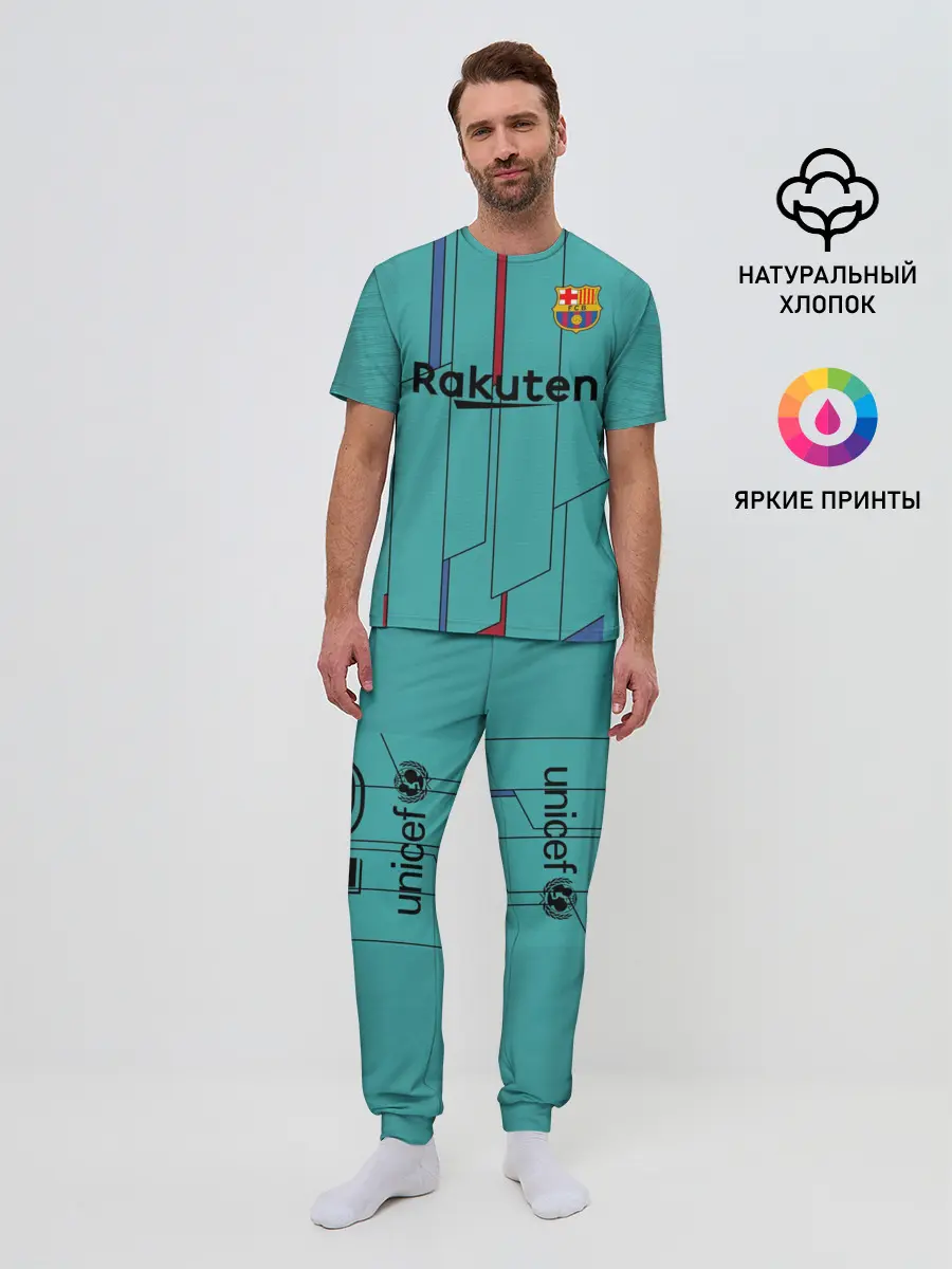 Мужская пижама с брюками / Messi away 19-20