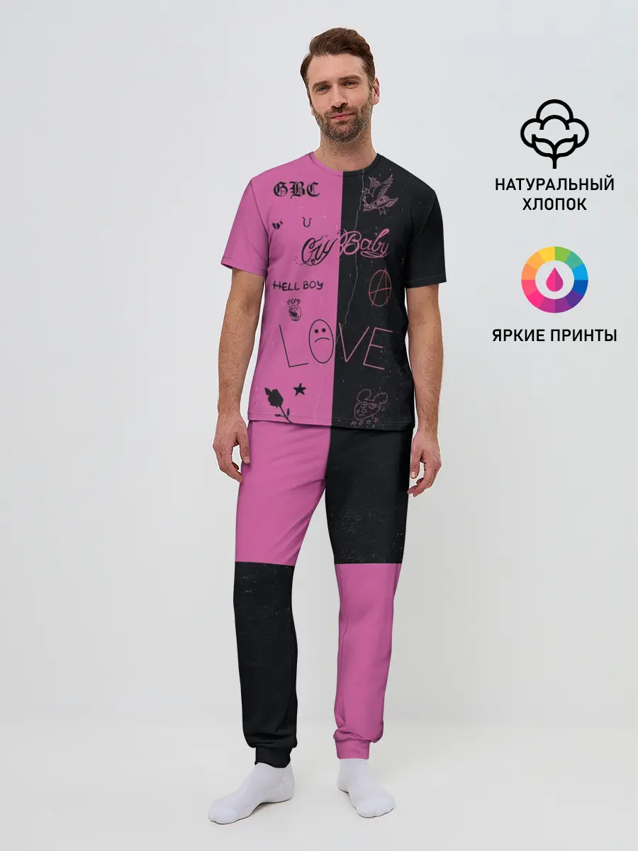 Мужская пижама с брюками / Lil Peep