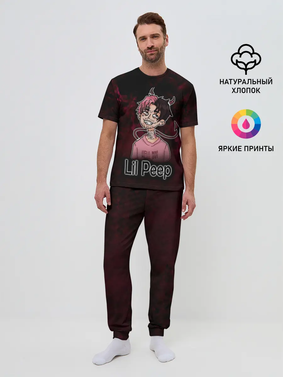 Мужская пижама с брюками / Lil Peep