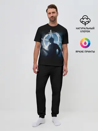 Мужская пижама с брюками / Горшок