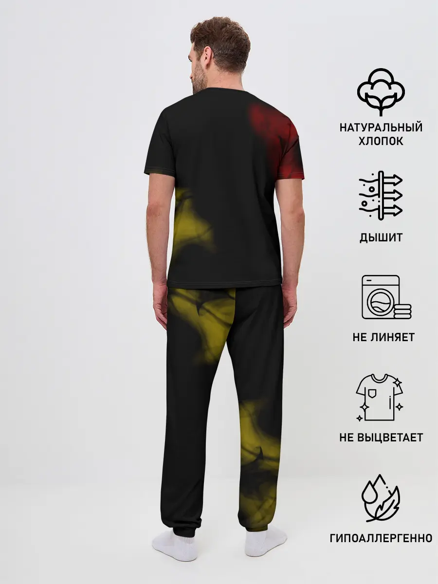 Мужская пижама с брюками / Один удар Сайтамы