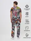 Мужская пижама с брюками / Stickerbombing New York