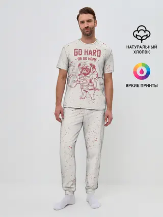 Мужская пижама с брюками / GO HARD