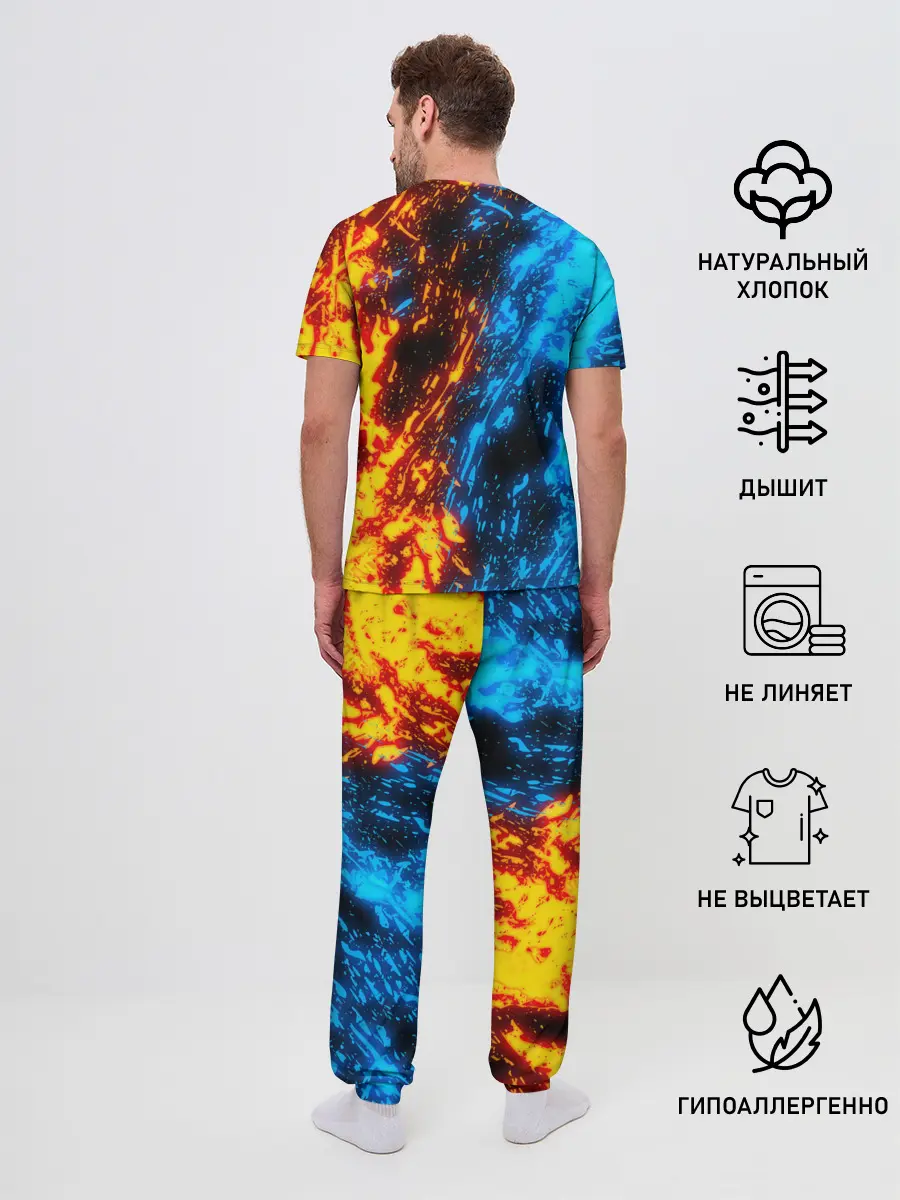 Мужская пижама с брюками / БИТВА ОГНЕЙ