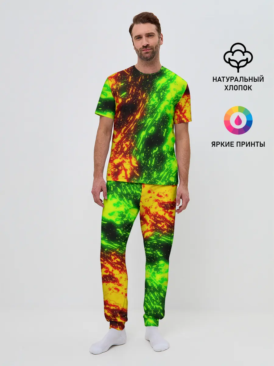 Мужская пижама с брюками / TOXIC FLAME