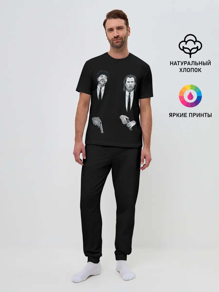 Мужская пижама с брюками / Pulp Fiction - Art 3