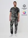 Мужская пижама с брюками / МОЛНИИ GLITCH