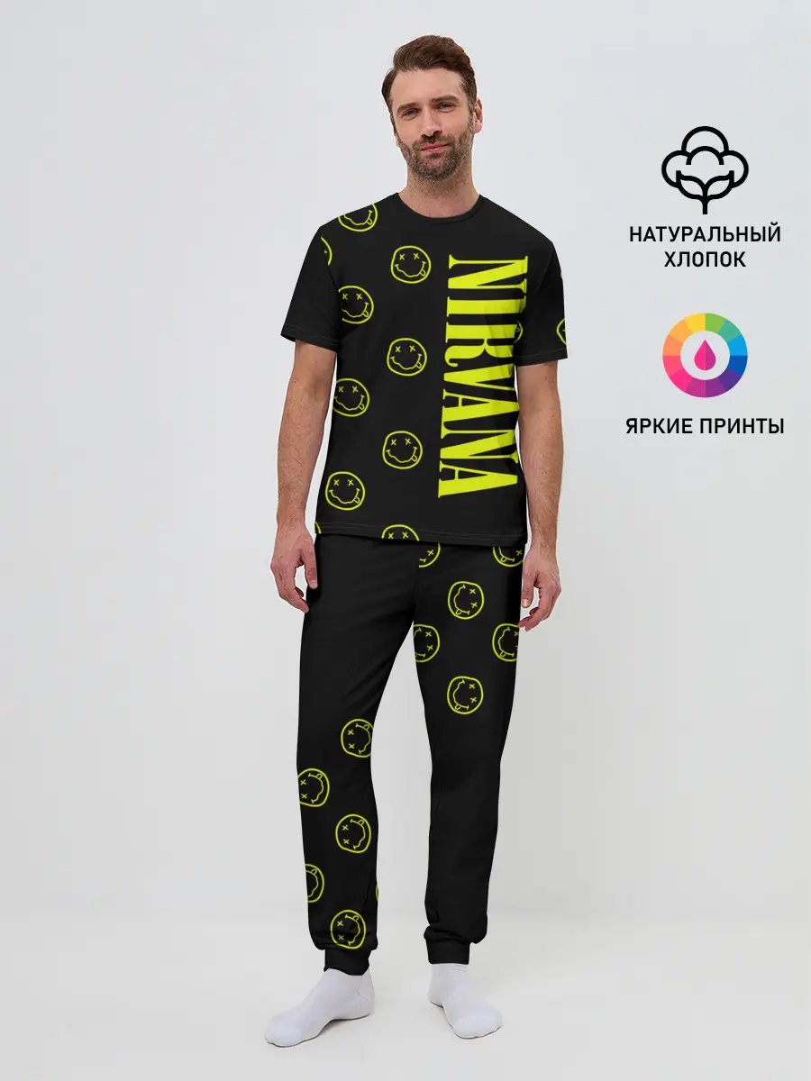 Мужская пижама с брюками / Nirvana 2
