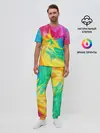 Мужская пижама с брюками / Tie-Dye