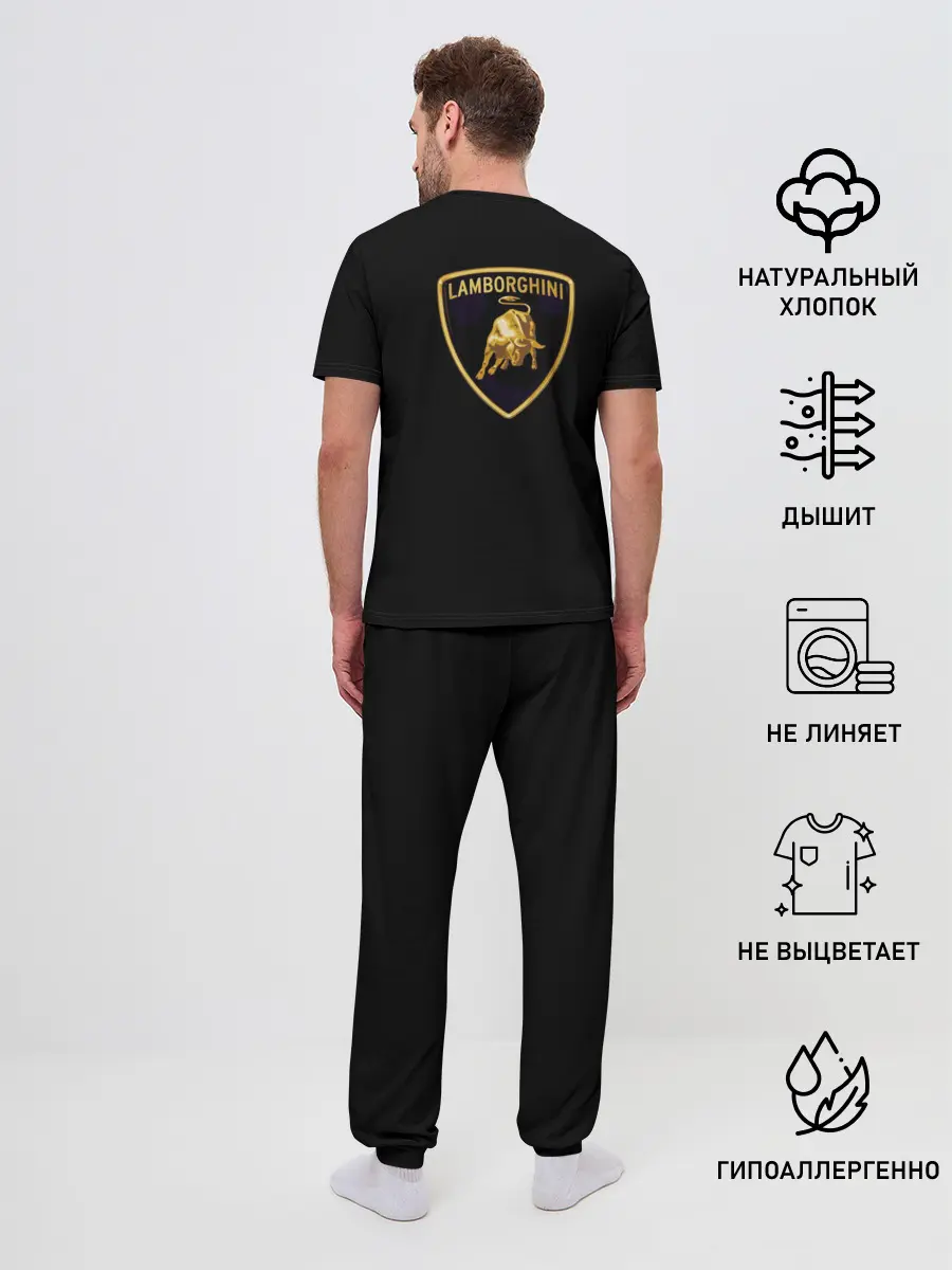 Мужская пижама с брюками / Lambo