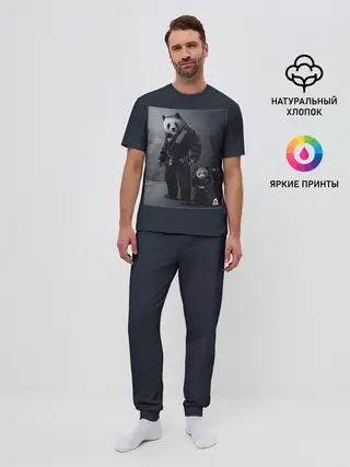 Мужская пижама с брюками / PANDA
