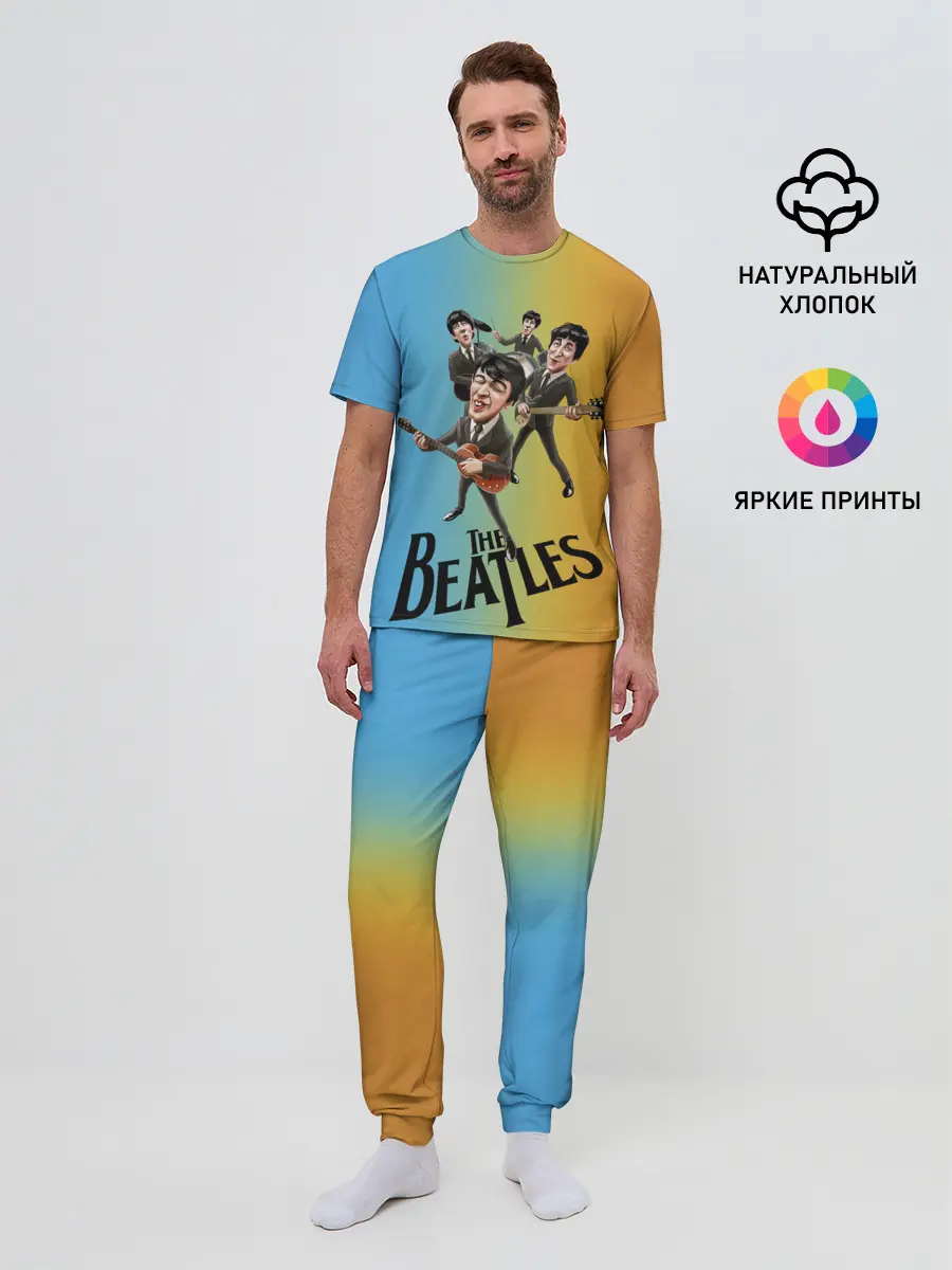Мужская пижама с брюками / The Beatles