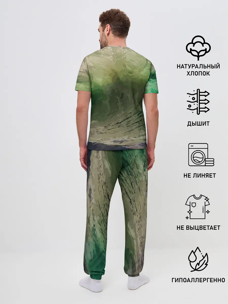 Мужская пижама с брюками / Great White