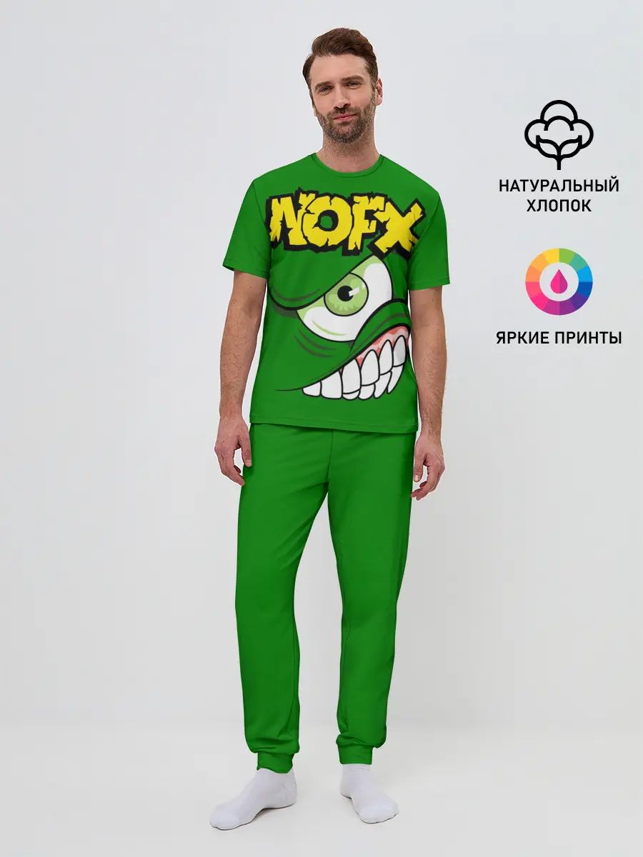 Мужская пижама с брюками / NOFX