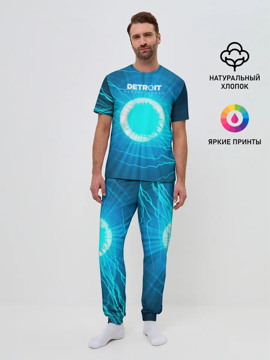 Мужская пижама с брюками / Detroit: Вecome Human