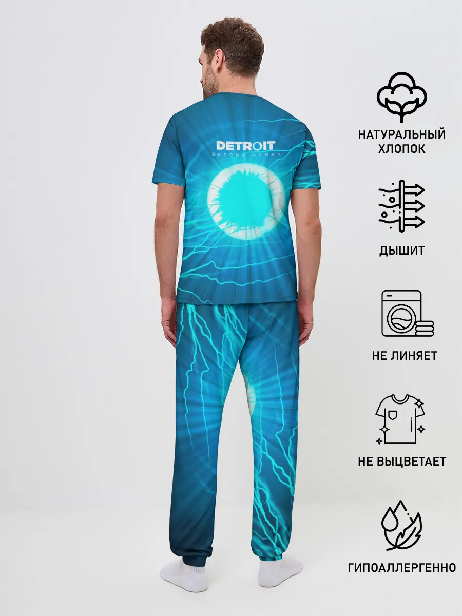 Мужская пижама с брюками / Detroit: Вecome Human