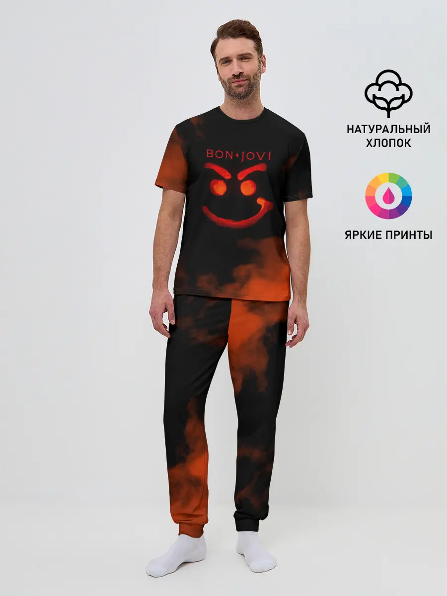 Мужская пижама с брюками / Bon Jovi