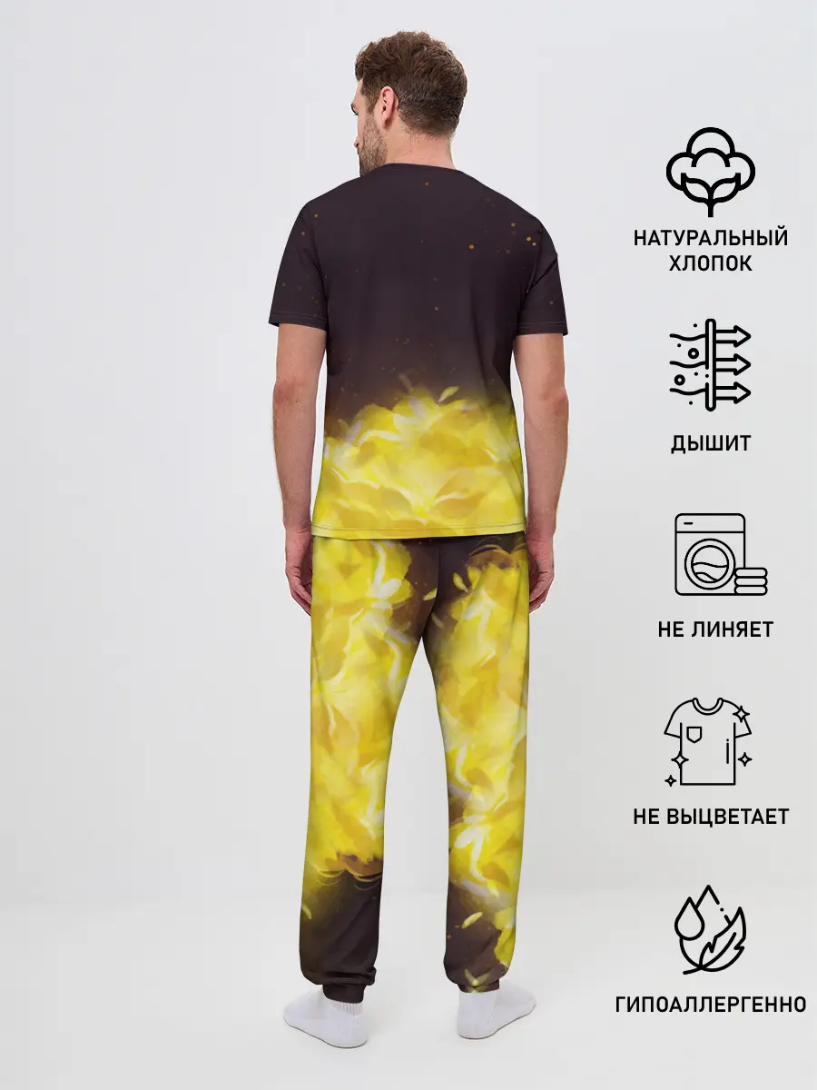 Мужская пижама с брюками / Фриск и Азриэль - UNDERTALE