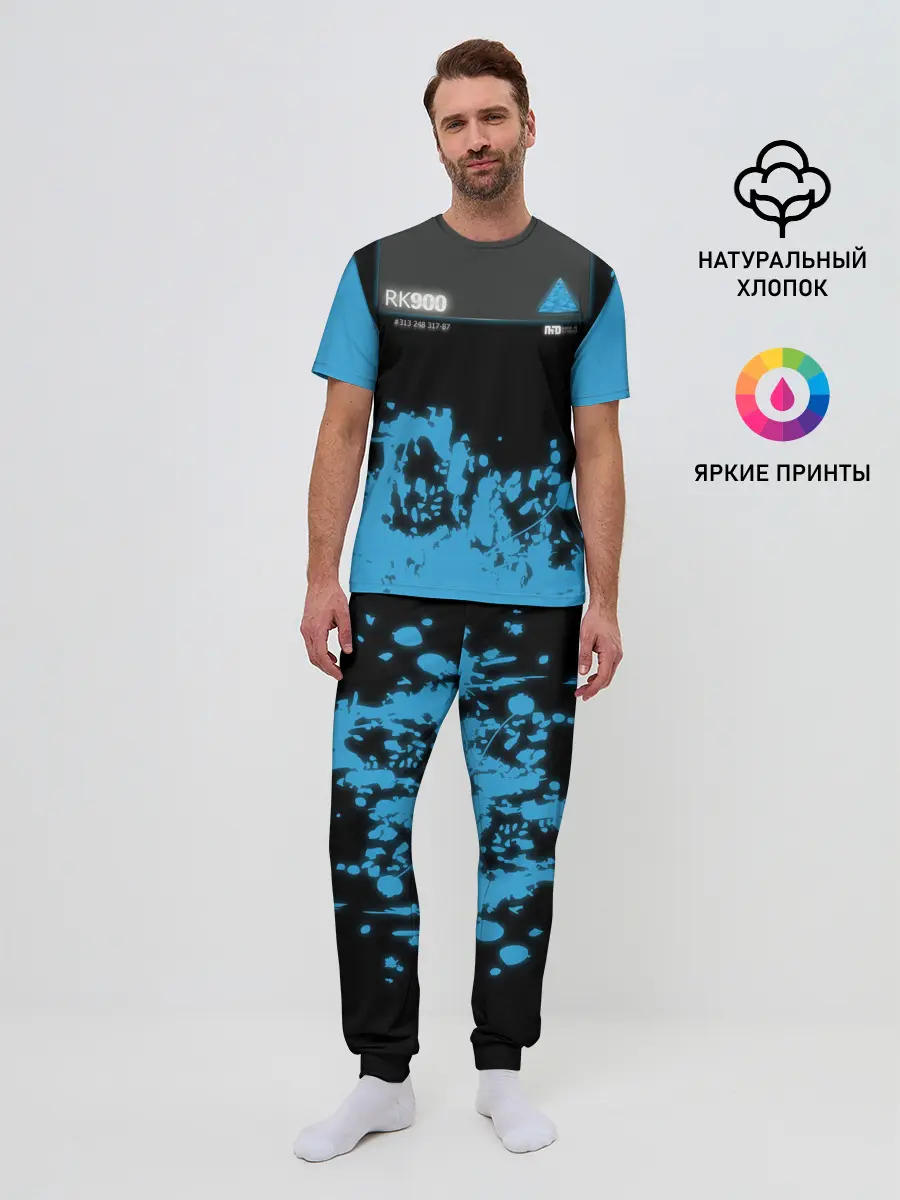 Мужская пижама с брюками / Detroit: Become Human.