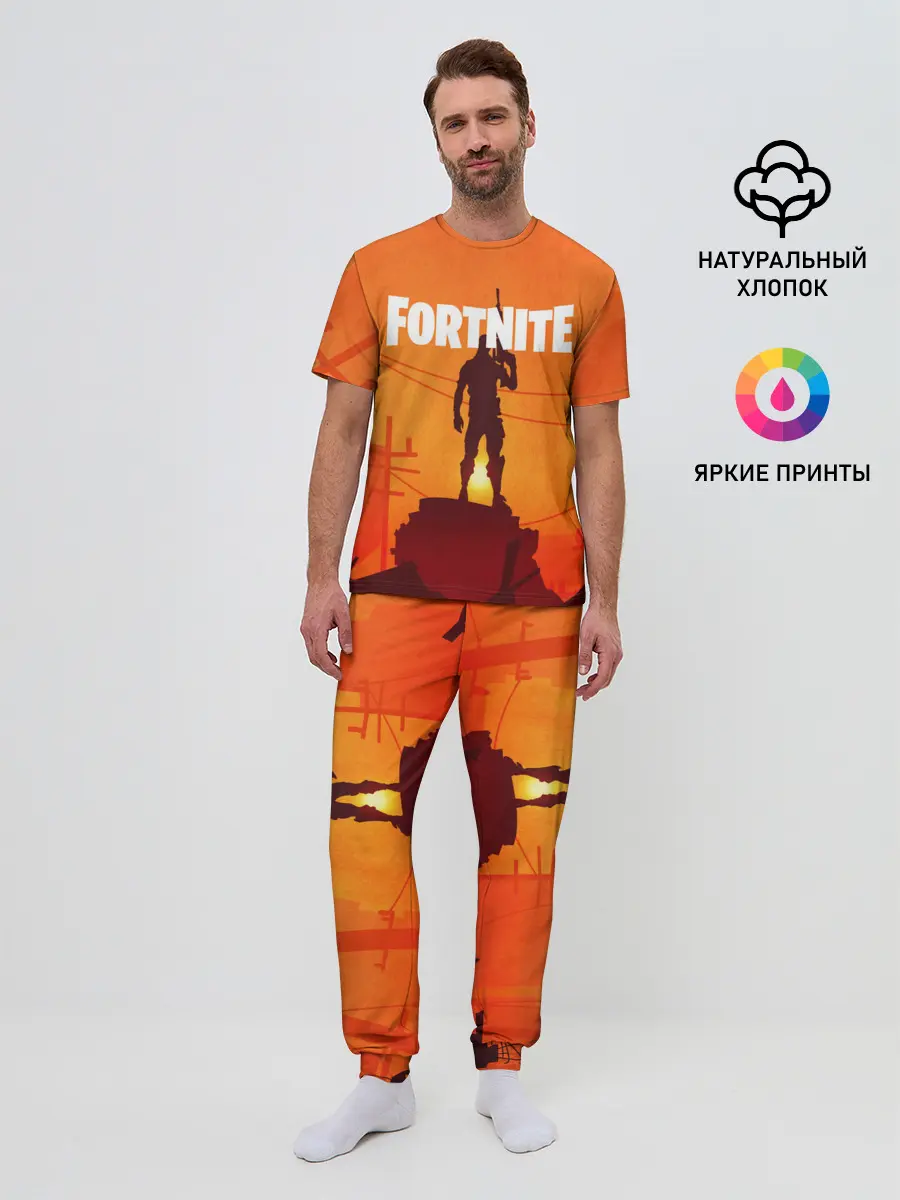 Мужская пижама с брюками / Fortnite.