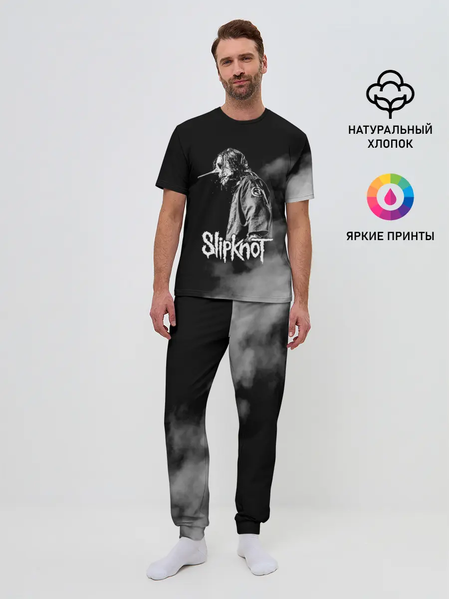 Мужская пижама с брюками / Slipknot