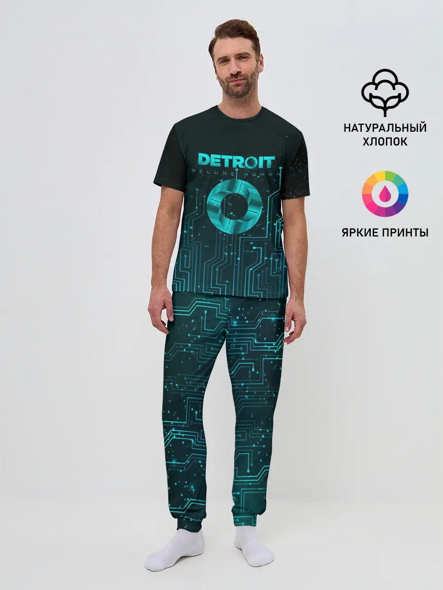 Мужская пижама с брюками / Detroit: Вecome Human