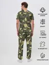 Мужская пижама с брюками / Кошачий камуфляж