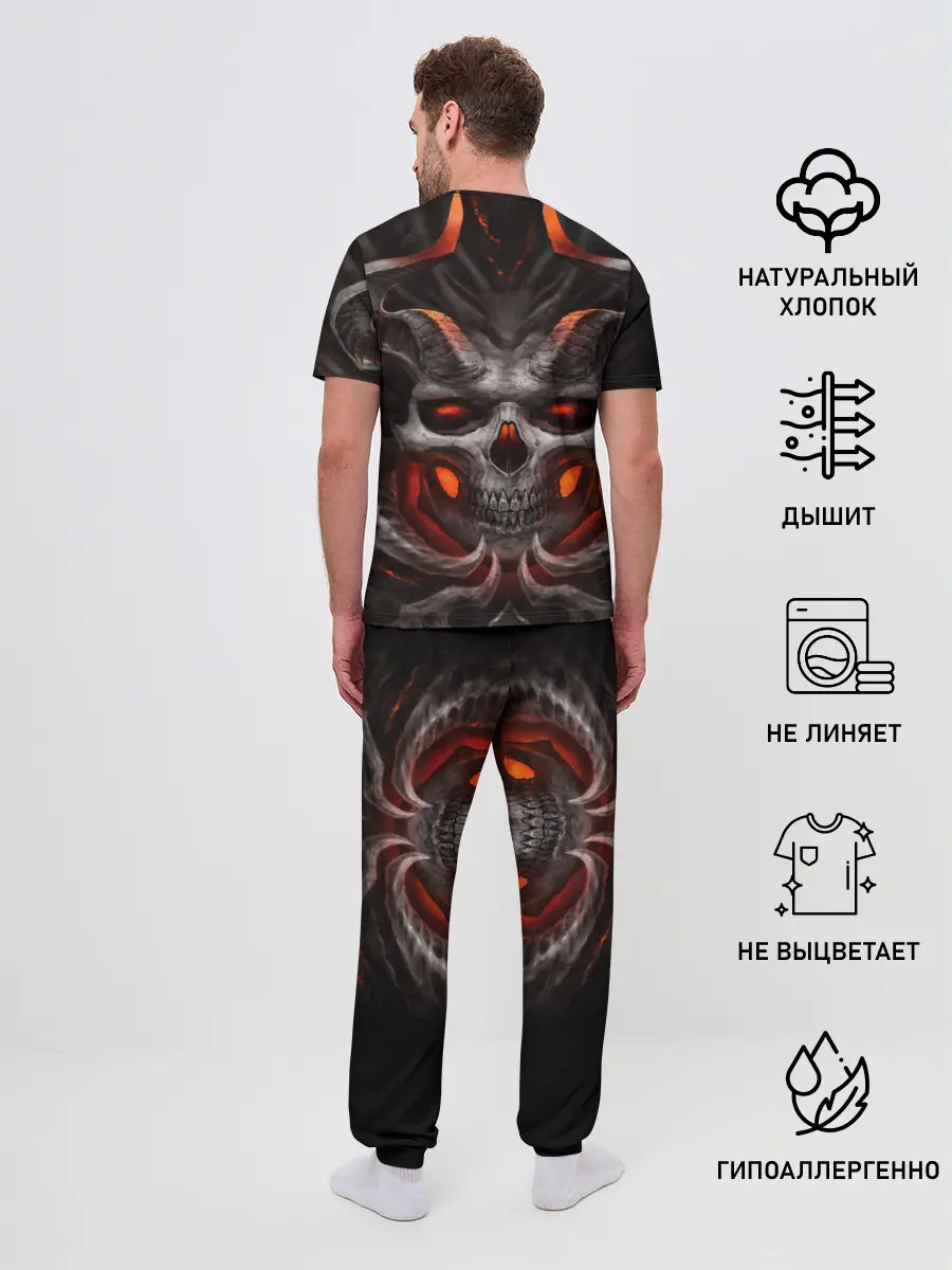 Мужская пижама с брюками / Slipknot