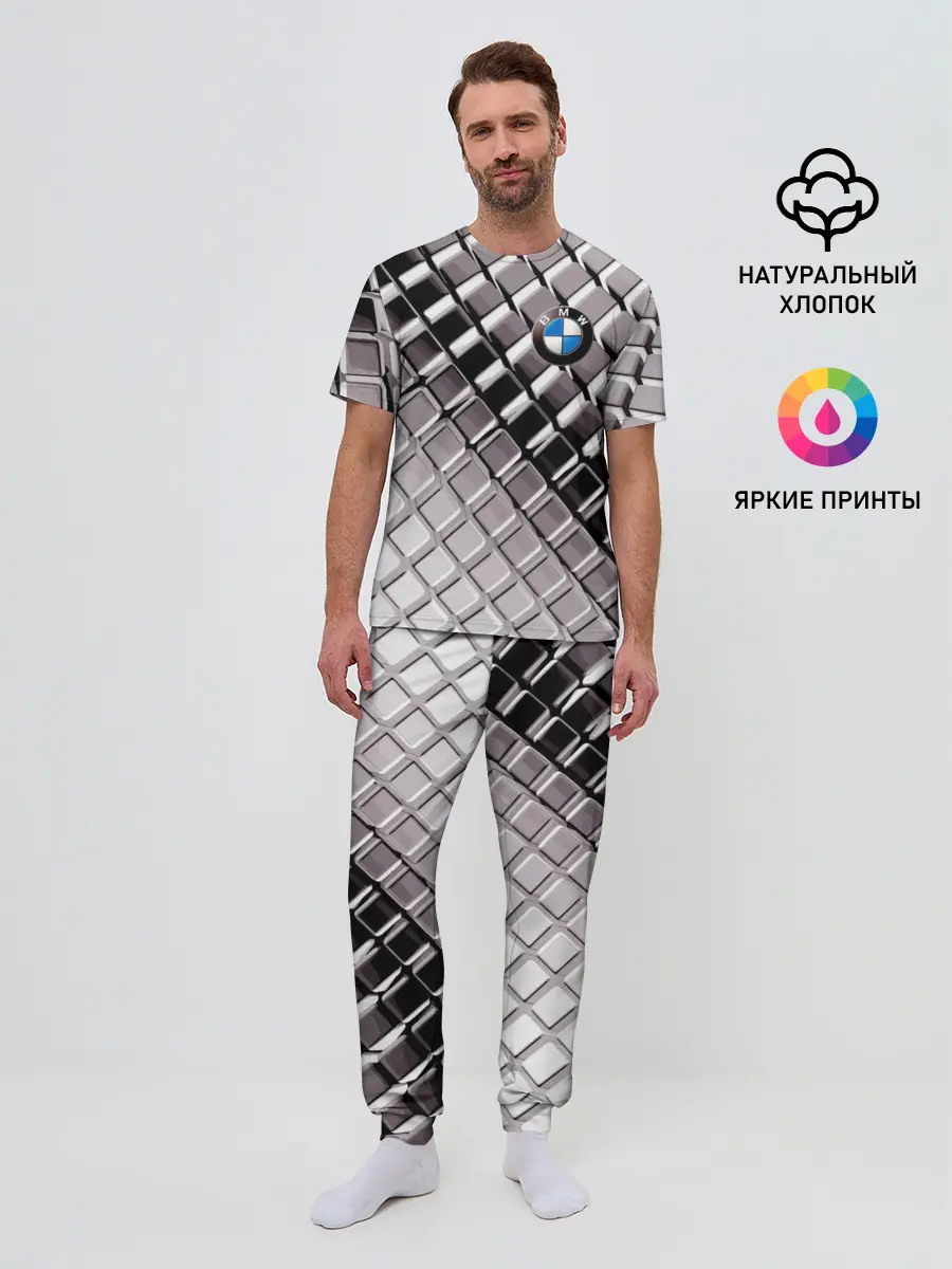 Мужская пижама с брюками / BMW