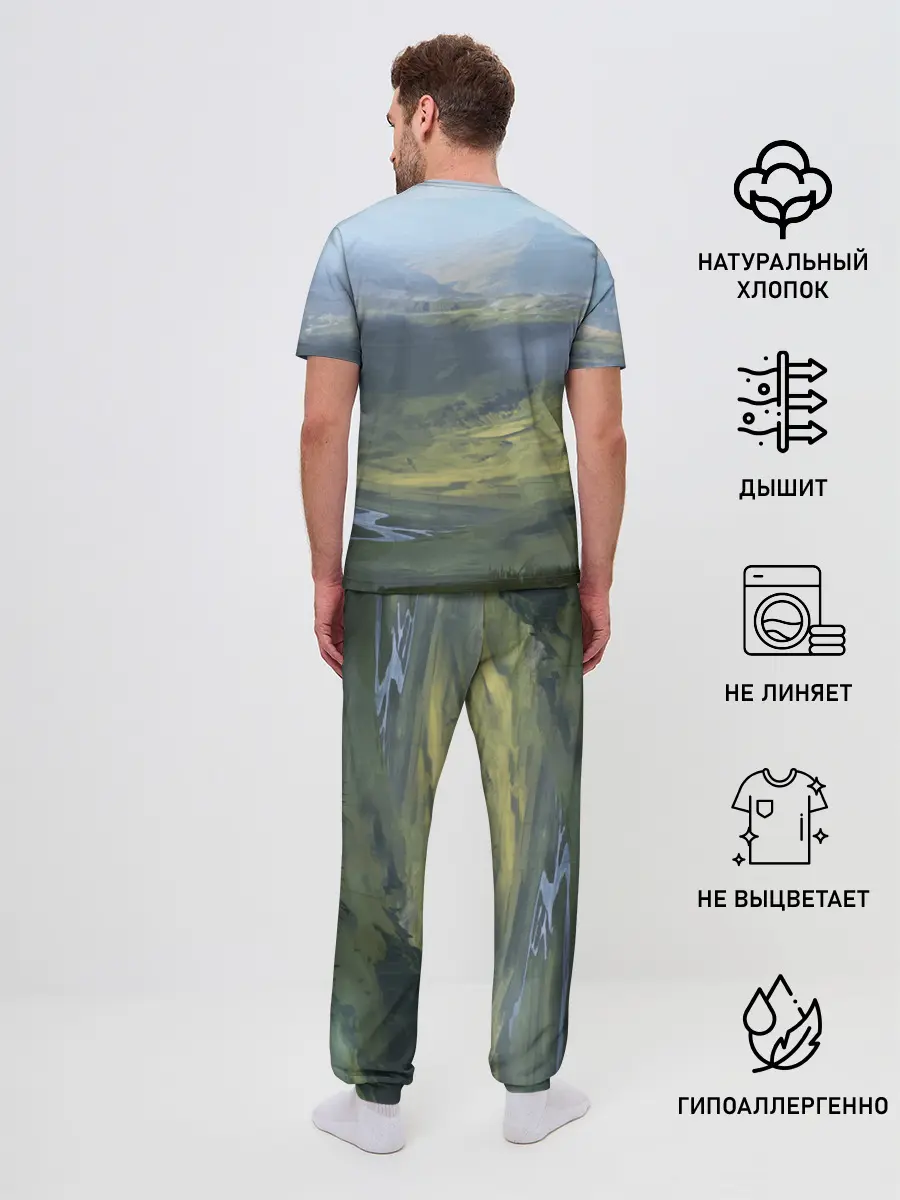 Мужская пижама с брюками / DEATH STRANDING - СЭМ