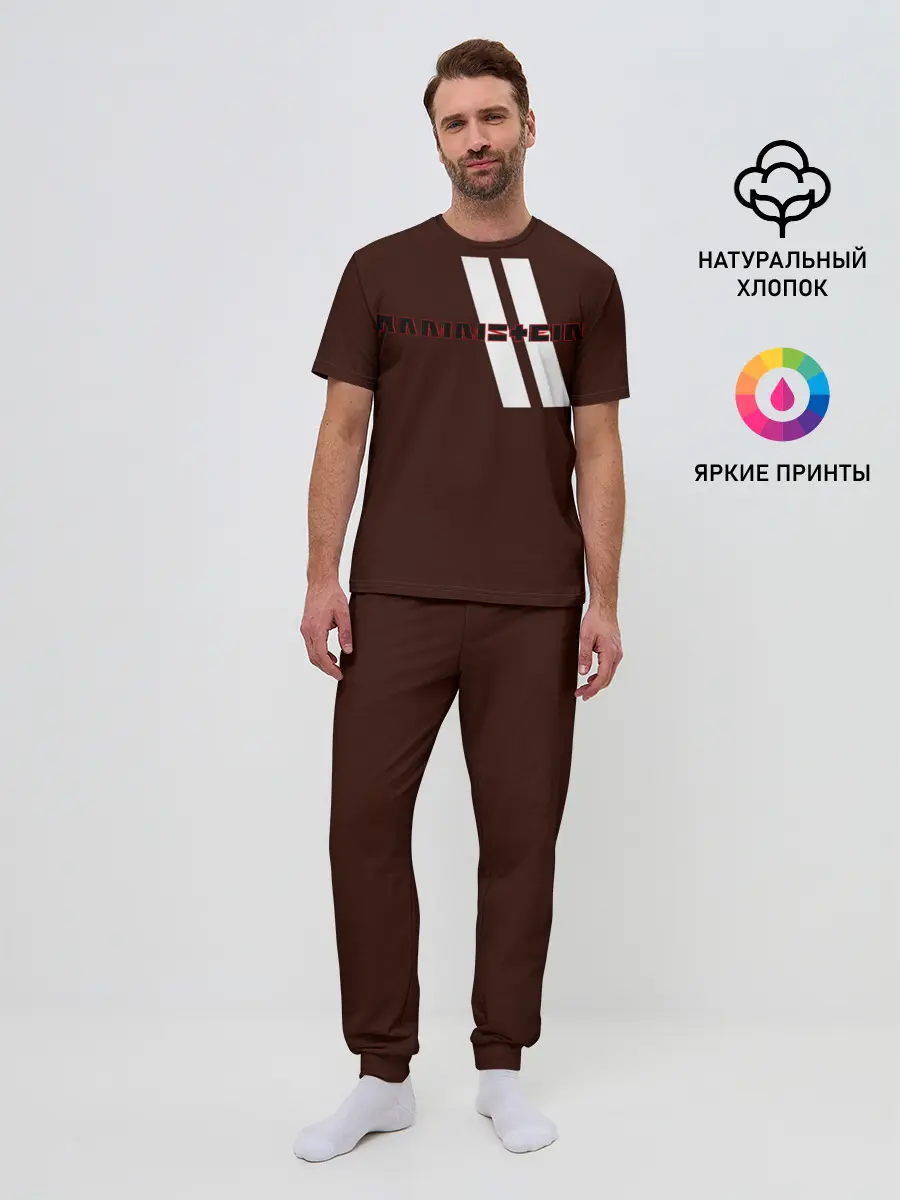 Мужская пижама с брюками / Rammstein...