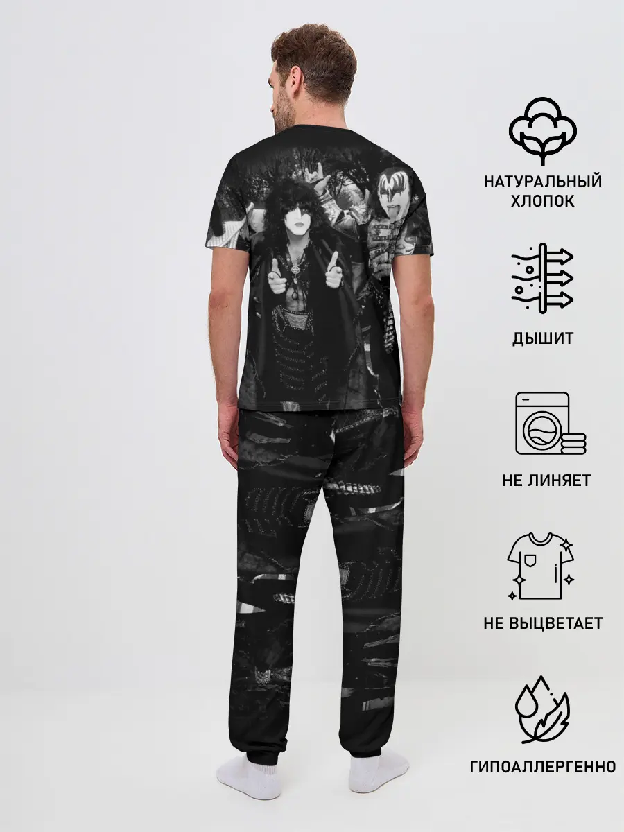 Мужская пижама с брюками / Kiss