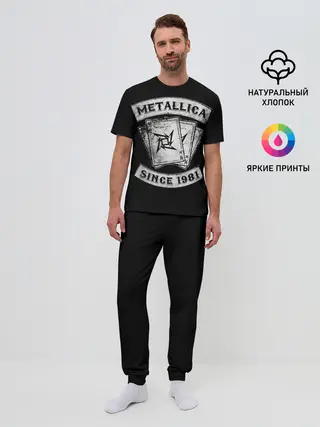 Мужская пижама с брюками / Metallica
