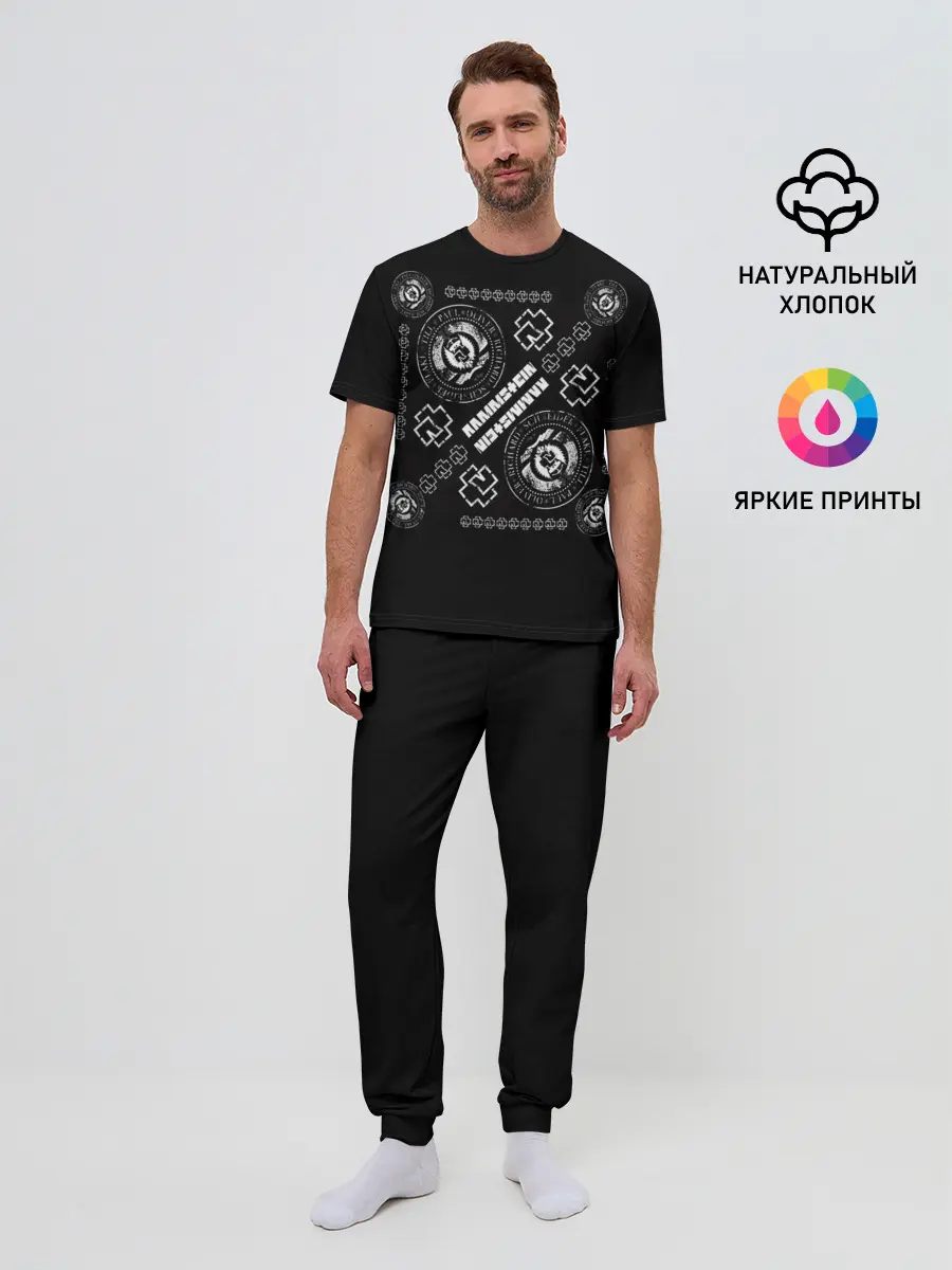 Мужская пижама с брюками / Rammstein