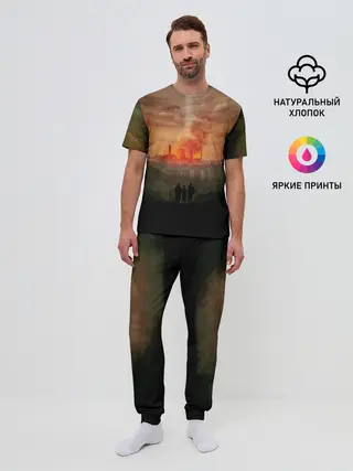 Мужская пижама с брюками / Чернобыль 9