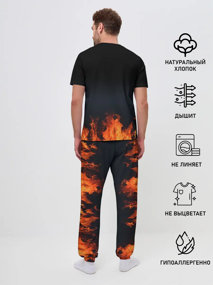 Мужская пижама с брюками / Rammstein