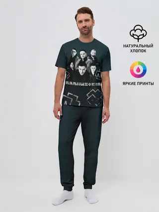 Мужская пижама с брюками / Rammstein