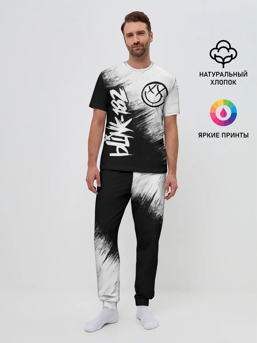 Мужская пижама с брюками / Blink-182