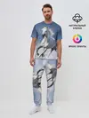Мужская пижама с брюками / Белая лошадь